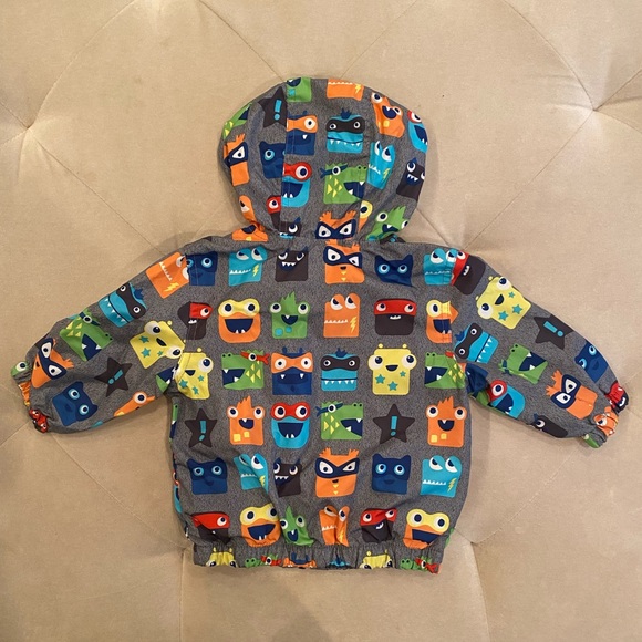 Gymboree Baby | Monster Windbreaker Jacket, EUC, 12-18 months - Picture 2 of 8